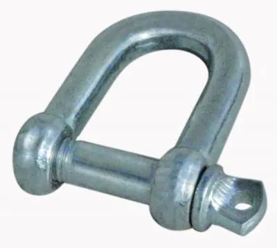 Sjækel galvaniseret (D) 3/8" -10mm, 6 stk. Ryom